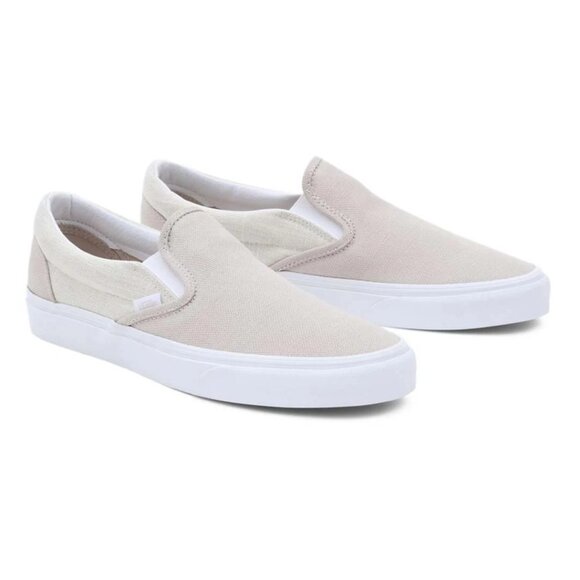 Vans Classic Slip-On Summer Linen Incense Men Unisex Casual Shoes SZ 10 NEW - Picture 13 of 14